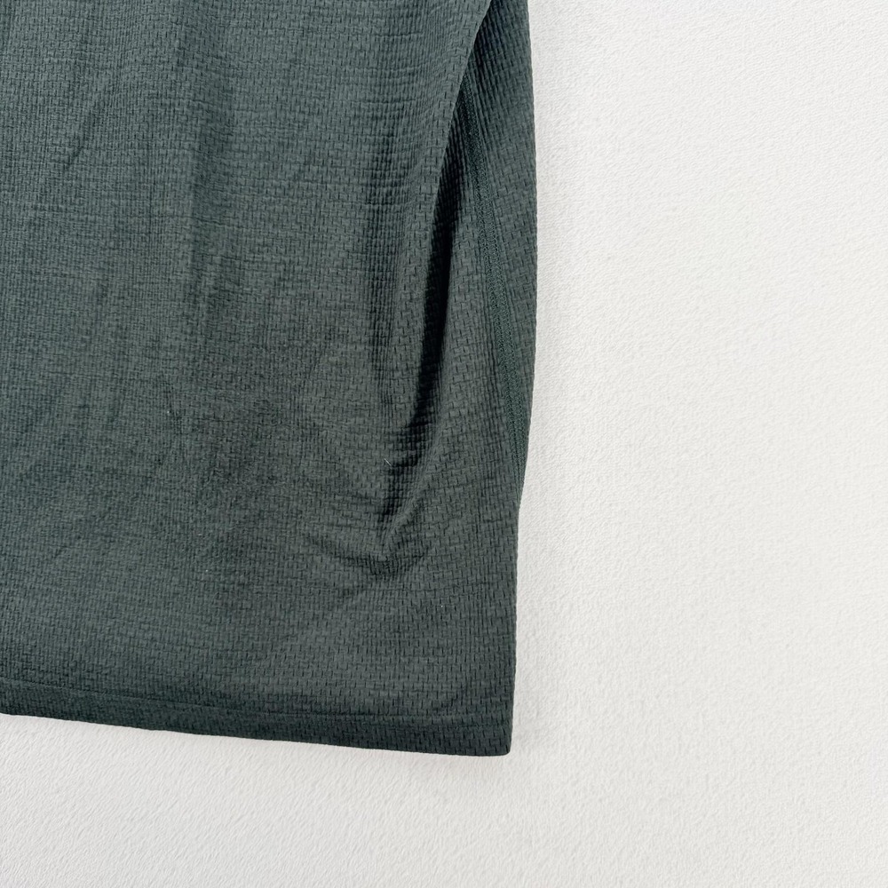 Reigning Champ Polo Shirt Mens Small Green Textured Knit Performance Canada - Picture 15 of 16